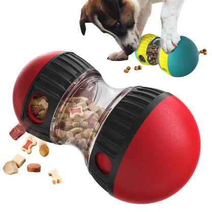 Food Dispensing Dog Toy Tumbler Leaky Food Ball Puzzle Toys Interactive Slowly Feeding Protect Stomach Increase Intelligence Pets Toy Pet Products